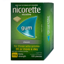 Load image into Gallery viewer, Nicorette 4mg Classic Gum 105 piece box
