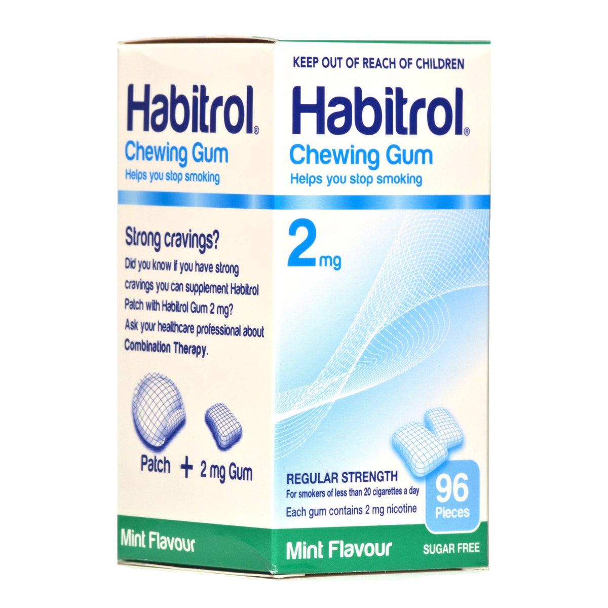 Habitrol 2mg Mint Gum 96 Piece Box – NRTshop