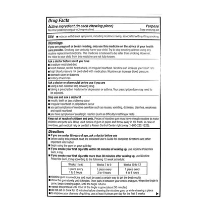 GoodSense Gum Coated 2mg Fruit 100 piece box