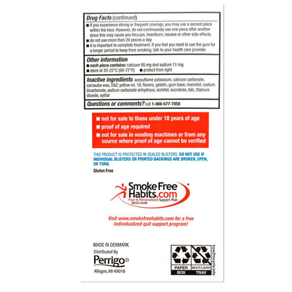 GoodSense Gum Coated 4mg Fruit 100 piece box