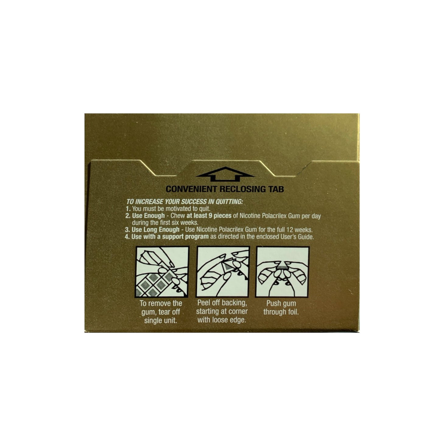 GoodSense Gum Uncoated 4mg Arctic Mint 110 pieces per box