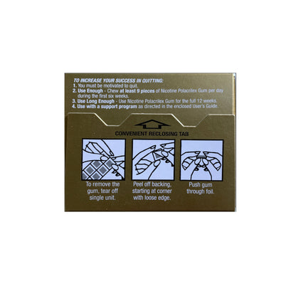 GoodSense Gum Uncoated 2mg Original 50 piece box