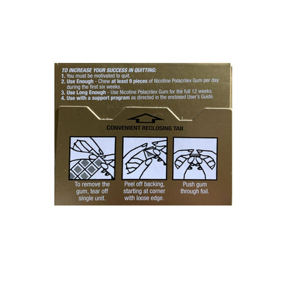 GoodSense Gum Uncoated 4mg Original 50 piece box