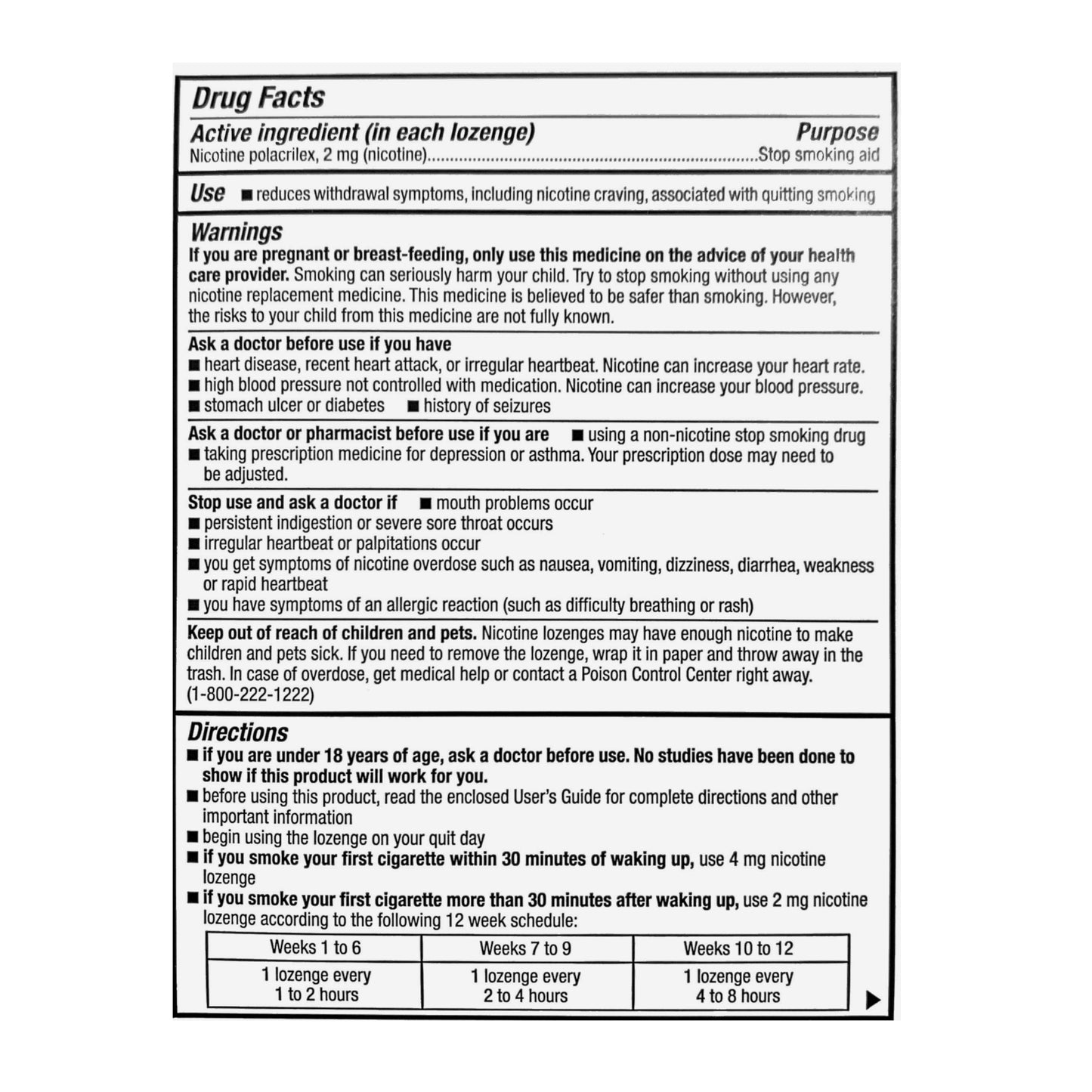GoodSense Mini Lozenge 2mg Mint 81 piece box