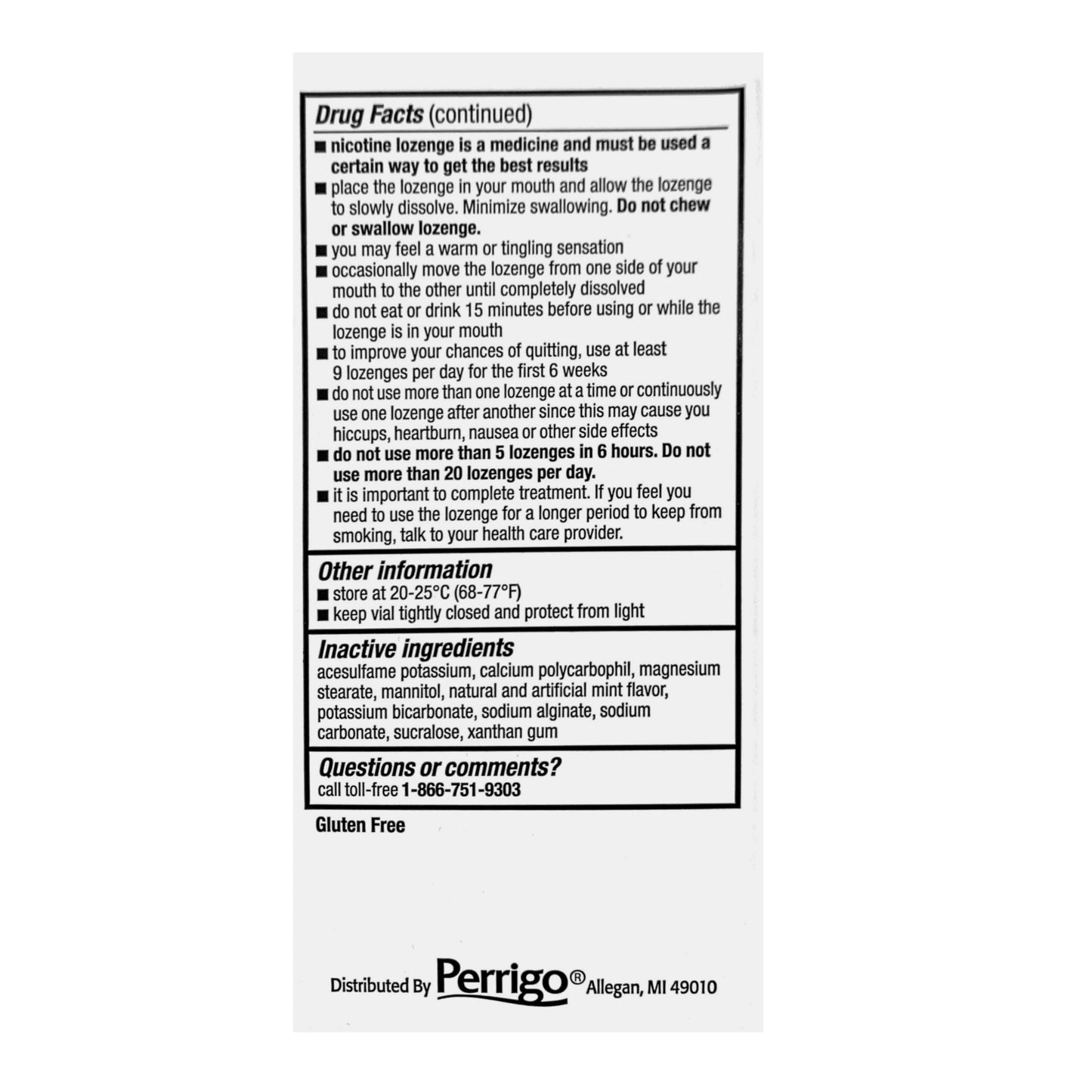 GoodSense Mini Lozenge 2mg Mint 81 piece box