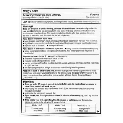 GoodSense Mini Lozenge 4mg Mint 81 piece box