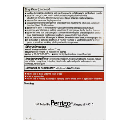 GoodSense Lozenges 2mg Cherry 108 piece box