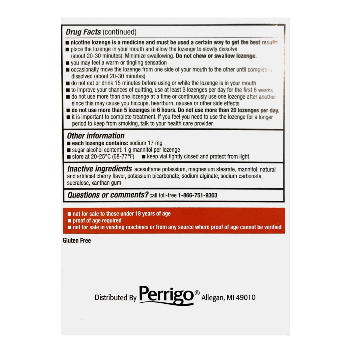 GoodSense Lozenges 4mg Cherry 108 piece box