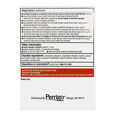 GoodSense Lozenges 4mg Cherry 108 piece box