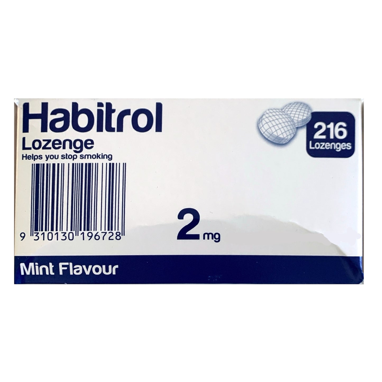 Habitrol Lozenge 2mg Mint 216 piece box