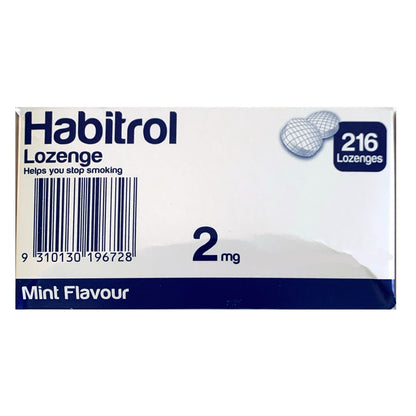 Habitrol Lozenge 2mg Mint 216 piece box