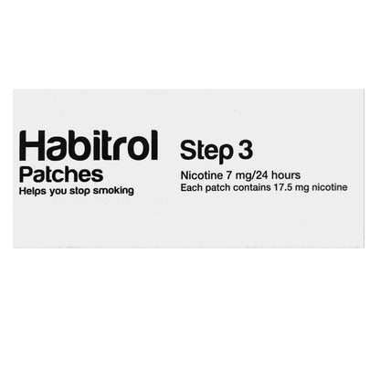 Habitrol Patch Opaque Step 3 (7mg) 28 patches per box