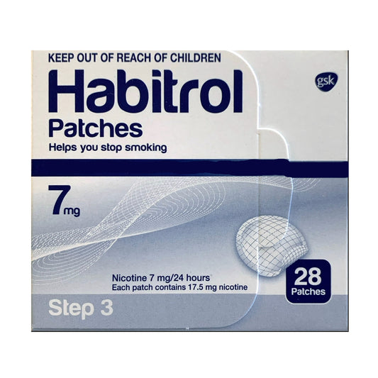 Habitrol Patch Opaque Step 3 (7mg) 28 patches per box