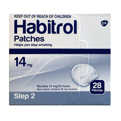 Habitrol Patch Opaque Step 2 (14mg) 28 patches per box