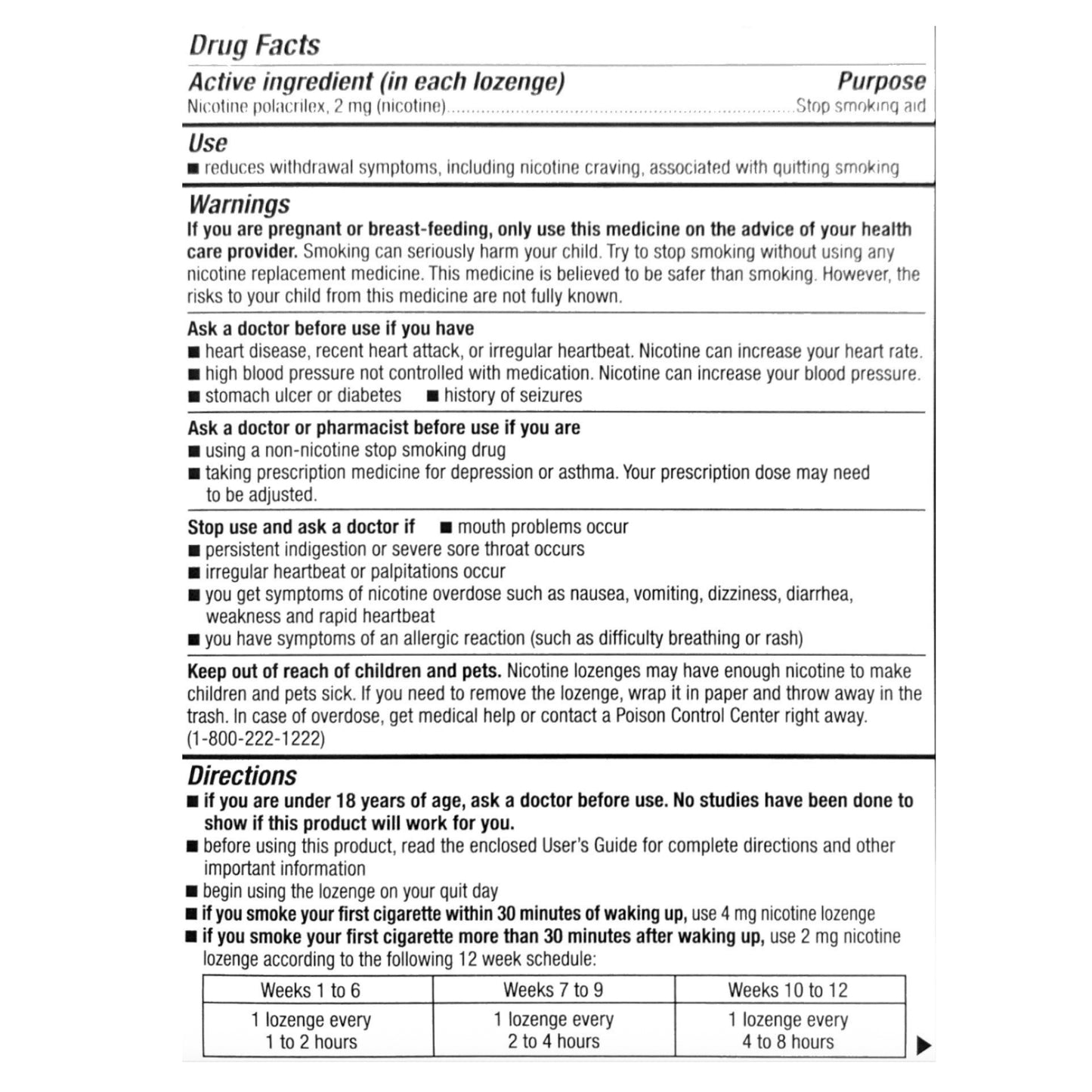 Quitine Mini Lozenge 2mg Coated Mint Freeze 120 piece box