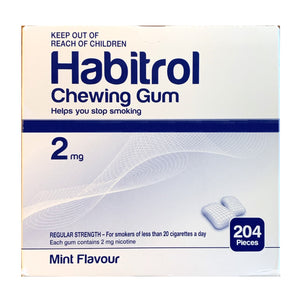 Habitrol 2mg Bulk Mint Gum 204 piece box