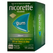 Load image into Gallery viewer, Nicorette 2mg Classic Gum 105 piece box
