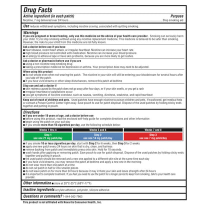 Rugby Patch Clear Step 3  (7mg) 14 patches per box