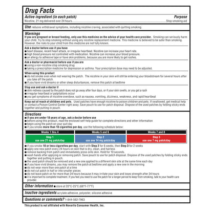 Rugby Patch Clear Step 1 (21mg) 14 patches per box