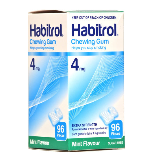 Habitrol Gum Coated 4mg Mint 96 piece box